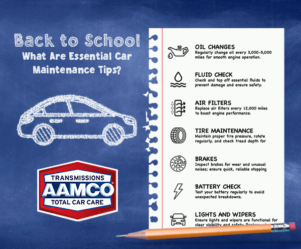 Back-to-School: What Are Essential Car Maintenance Tips?