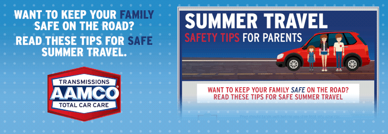 AAMCO illustration for Tips for Safe Summer Travel