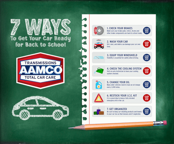 7 Ways To Get Your Vehicle Ready for Back to School